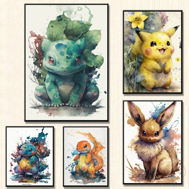 Anime Posters Canvas Prints Pokemon Pikachu Bulbasaur Cartoon Picture Home Bedroom Wall Picture Decorative Classic Friends Gifts
Anime Posters Canvas Prints Pokemon Pikachu Bulbasaur Cartoon Picture Home Bedroom Wall Picture Decorative Classic Friends Gifts