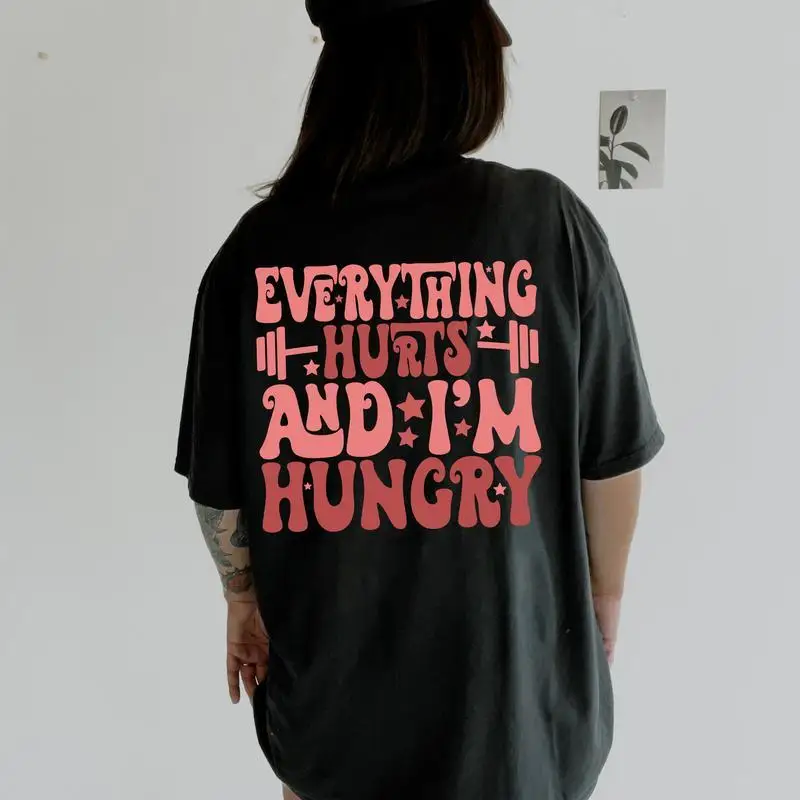 Everything Hurts And I'm Hungry Shirt, Workout Gym Shirt, Gym Club Comfort Color Shirt,Gym Lover T Shirt,Gym Weightlifting Shirt
Everything Hurts And I'm Hungry Shirt, Workout Gym Shirt, Gym Club Comfort Color Shirt,Gym Lover T Shirt,Gym Weightlifting Shirt