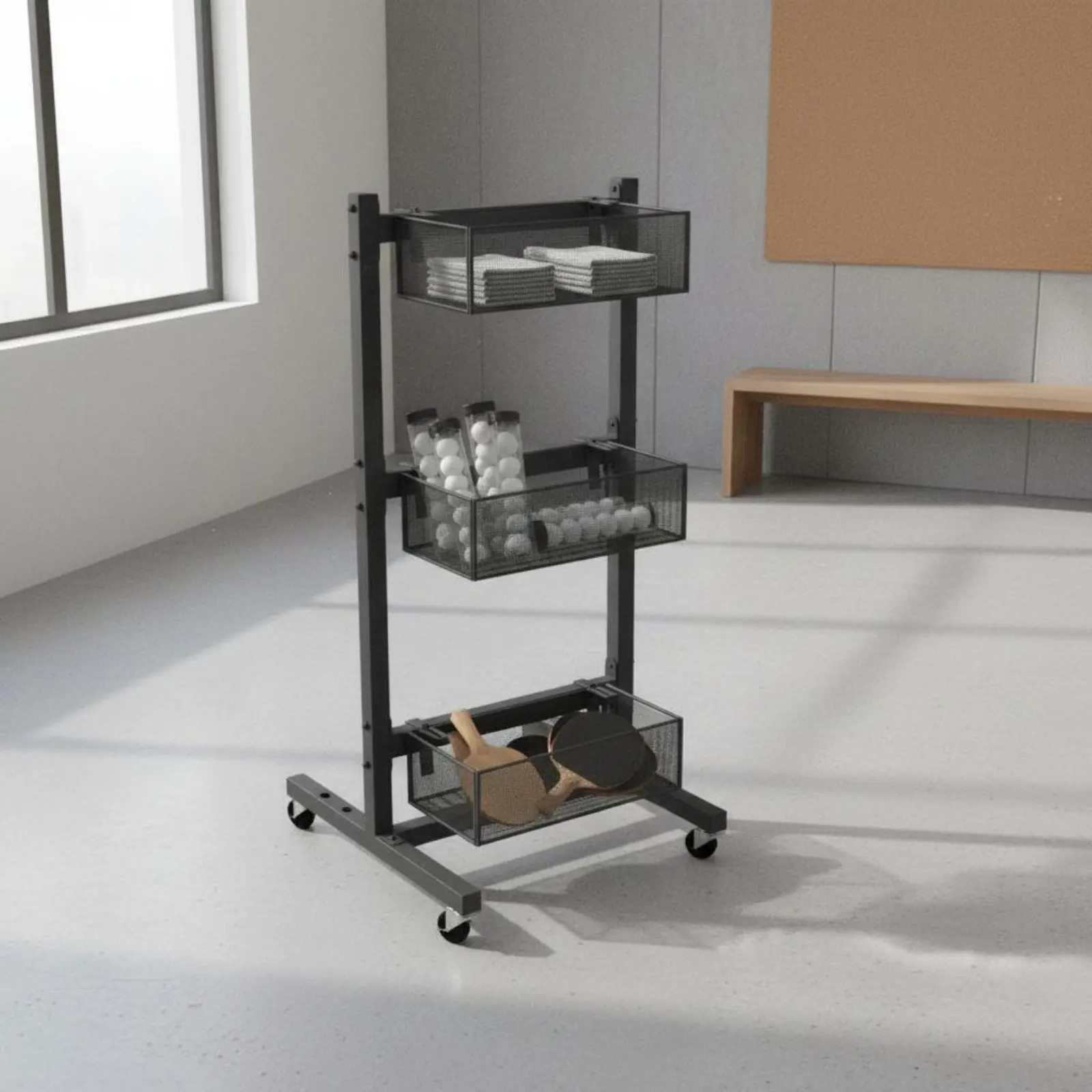 Table Tennis Racket Storage Rack Sturdy Table Tennis Paddle Display Stand Table Tennis Racket Stand Sturdy Sports Gear