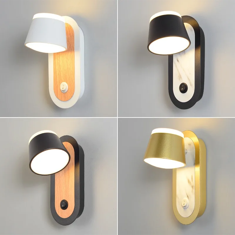 Rotating wall lamp, bedroom bedside lamp with switch hotel engineering reading, Nordic postmodern simple creative fashionable
Rotating wall lamp, bedroom bedside lamp with switch hotel engineering reading, Nordic postmodern simple creative fashionable