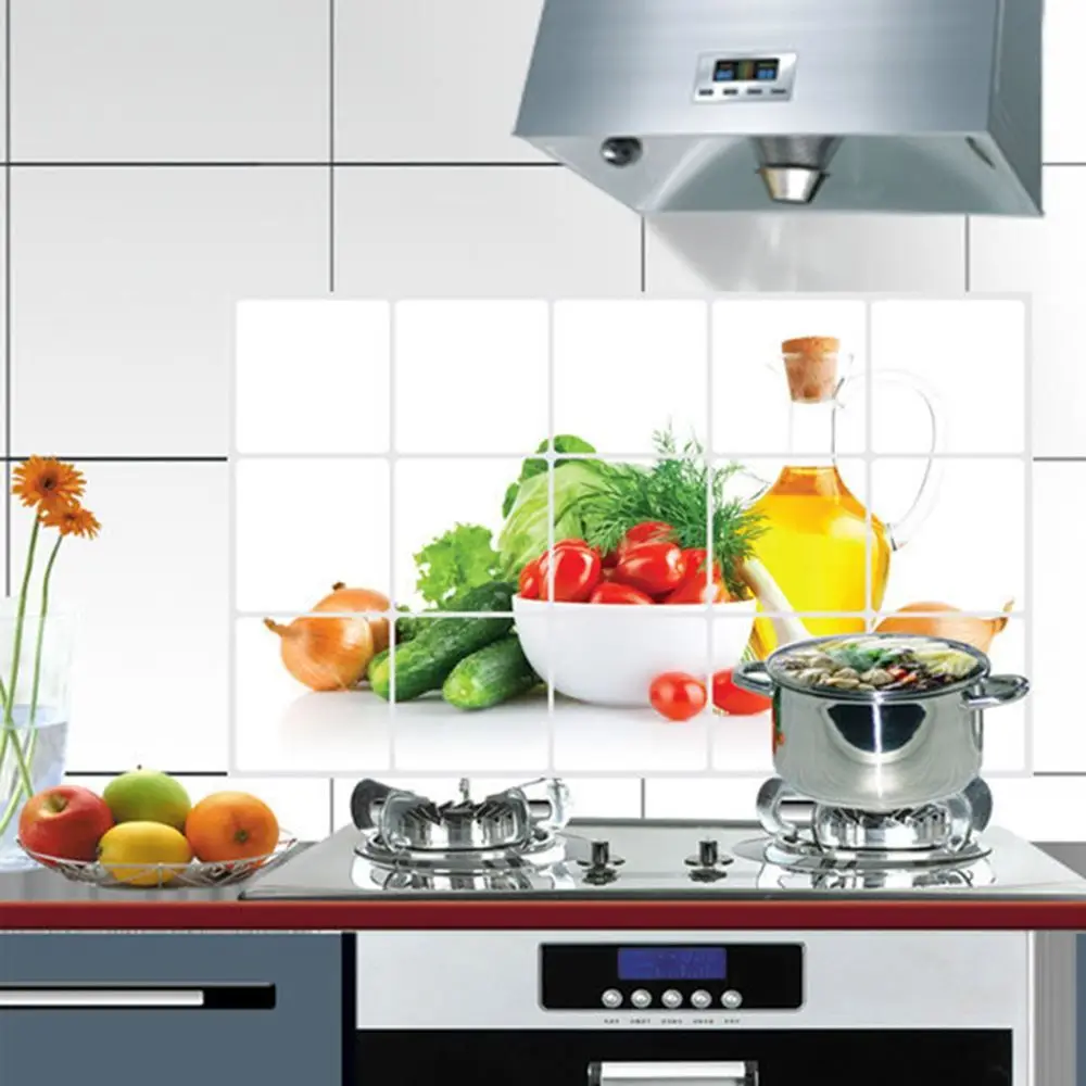 Plane Wall Sticker Waterproof Anti Oil Stain Kitchen Wall Tile Stickers Kitchen Decoration Lecythus Vegetables Tile Decal
Plane Wall Sticker Waterproof Anti Oil Stain Kitchen Wall Tile Stickers Kitchen Decoration Lecythus Vegetables Tile Decal