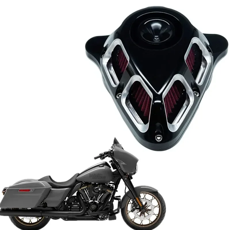 for Harley Touring 2017 - up Road King 2017 - up Softail 2018 - up Filter Cnc Intake Multi-Angle Cleaner Aluminum Chrome
for Harley Touring 2017 - up Road King 2017 - up Softail 2018 - up Filter Cnc Intake Multi-Angle Cleaner Aluminum Chrome