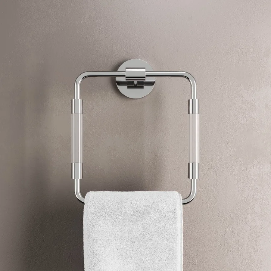 Verre Acrylic Square Towel Ring in Chrome
Verre Acrylic Square Towel Ring in Chrome