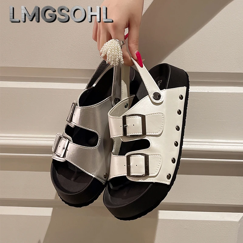 Flats Platform Women Sport Sandals Casual Open Toe Summer Shoes 2025 Trend Designer New Buckle Running Slides Brand Sandalias
Flats Platform Women Sport Sandals Casual Open Toe Summer Shoes 2025 Trend Designer New Buckle Running Slides Brand Sandalias