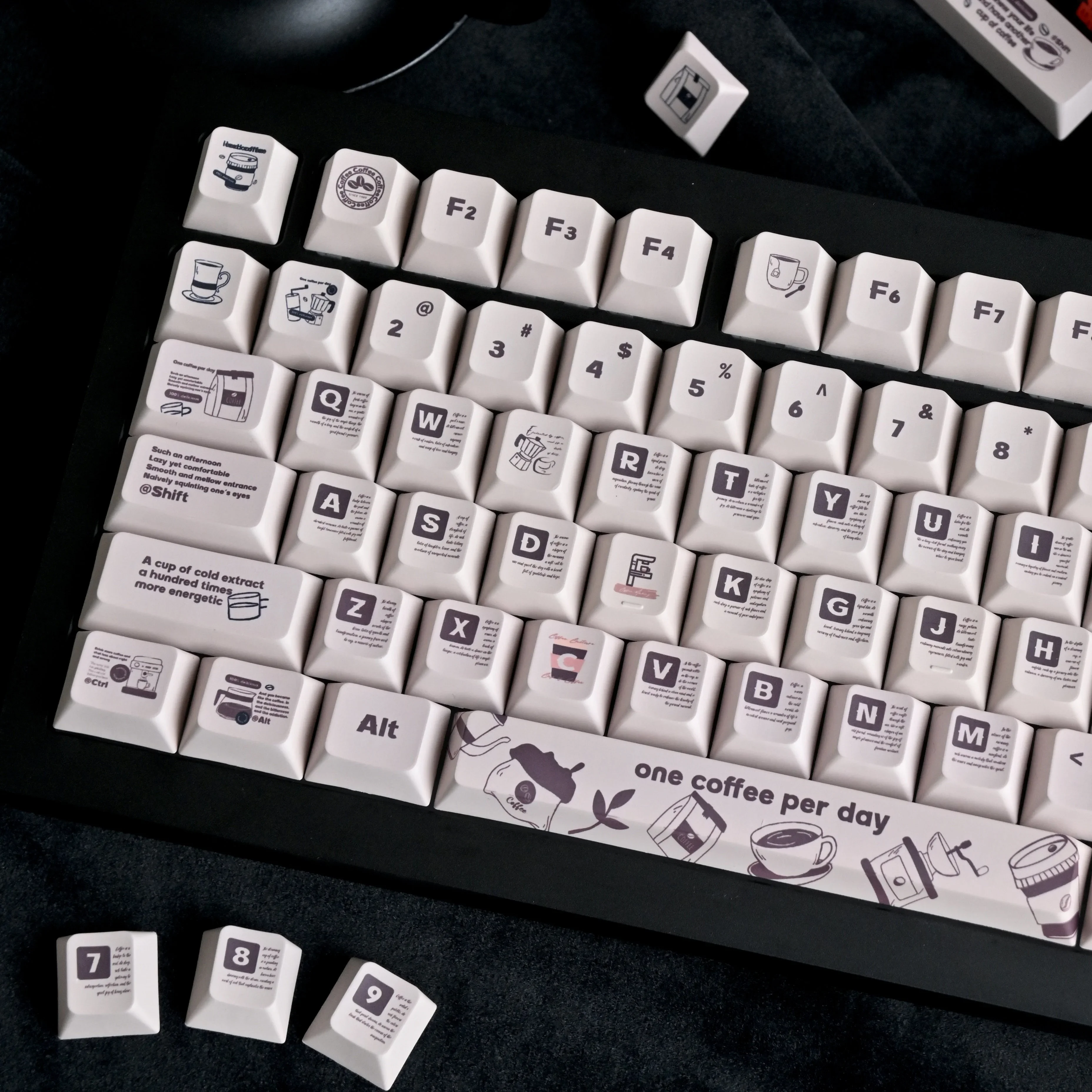 Кофейная тема, оригинальная высота, PBT сублимационная литературная стильная вишневая простая механическая клавиатура
Кофейная тема, оригинальная высота, PBT сублимационная литературная стильная вишневая простая механическая клавиатура