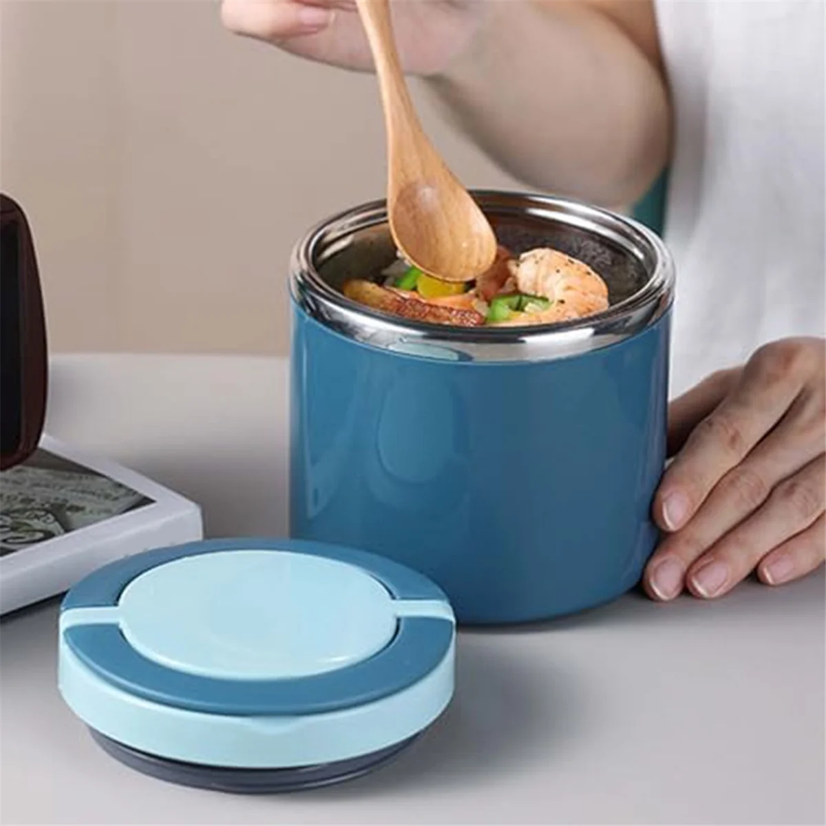 Soup Vacuum for Hot Food, 1000 Ml Food Flask Stainless Steel Vacuum Insulated Food Jars with Handle Hot Container Vacuum HOT
Soup Vacuum for Hot Food, 1000 Ml Food Flask Stainless Steel Vacuum Insulated Food Jars with Handle Hot Container Vacuum HOT
