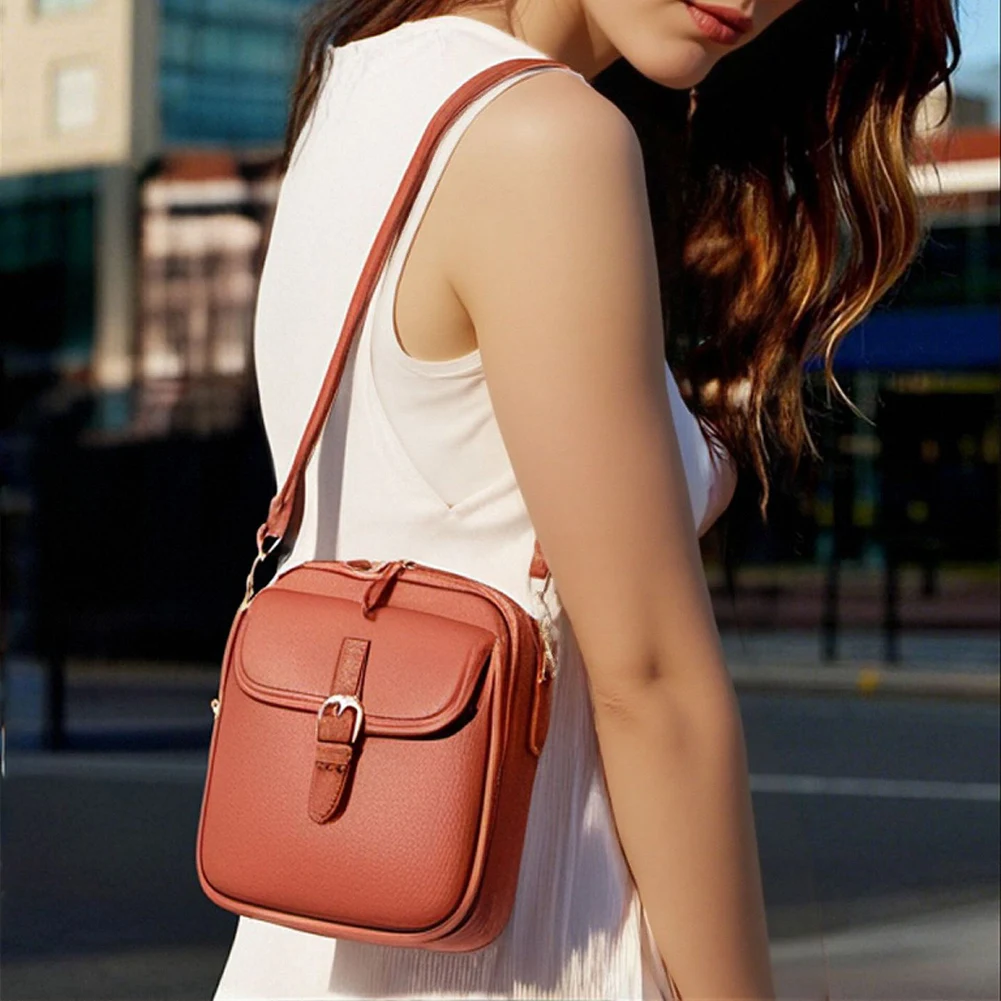 Small Crossbody Bag PU Leather Shoulder Bag with Adjustable Strap Cell Phone Crossbody Purse for Women Outdoor Travel and Casual
Small Crossbody Bag PU Leather Shoulder Bag with Adjustable Strap Cell Phone Crossbody Purse for Women Outdoor Travel and Casual