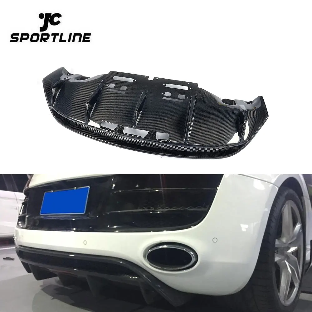R8 Carbon Fiber Car Rear Bumper Diffuser For Audi R8 V10 Spyder Convertible 2-Door 10-15
R8 Carbon Fiber Car Rear Bumper Diffuser For Audi R8 V10 Spyder Convertible 2-Door 10-15