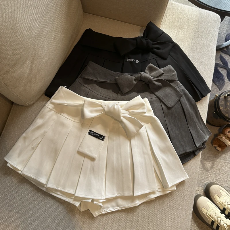Women's Summer Sweet Bow Waist Pleated Mini Skirt Lady High Waist A Line Short Skirt
Women's Summer Sweet Bow Waist Pleated Mini Skirt Lady High Waist A Line Short Skirt
