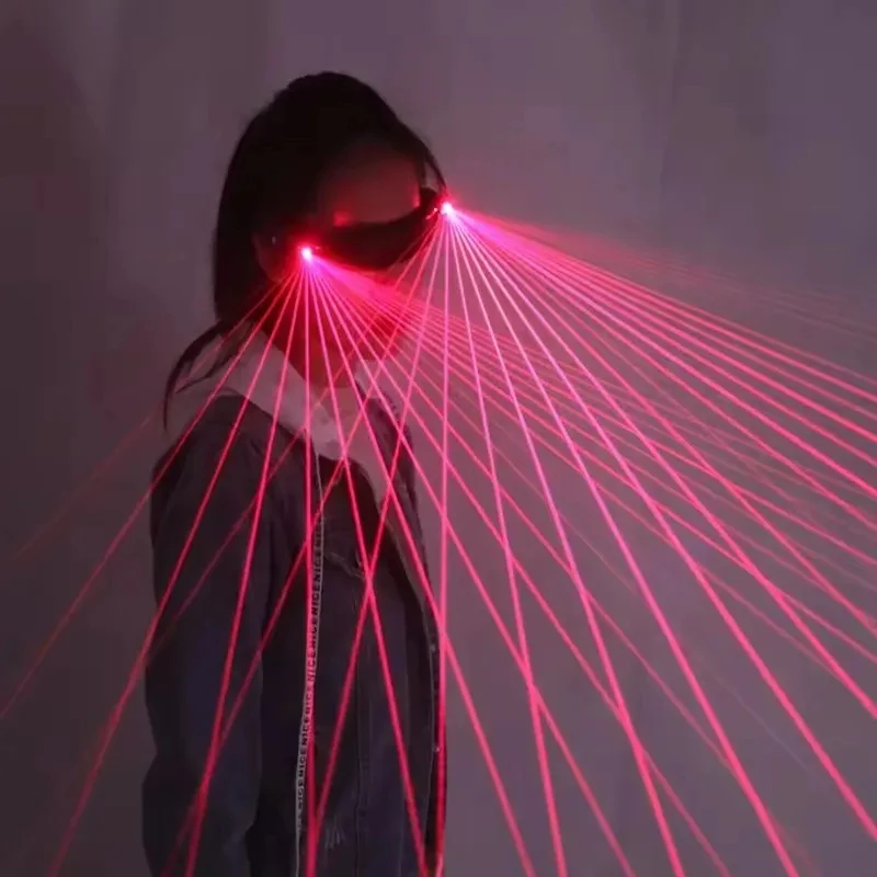 LED Red Laser Glasses for DJ Light up Eyewear Future Tech Nightclub Party Glasses Halloween Christmas Cosplay Gifts
LED Red Laser Glasses for DJ Light up Eyewear Future Tech Nightclub Party Glasses Halloween Christmas Cosplay Gifts