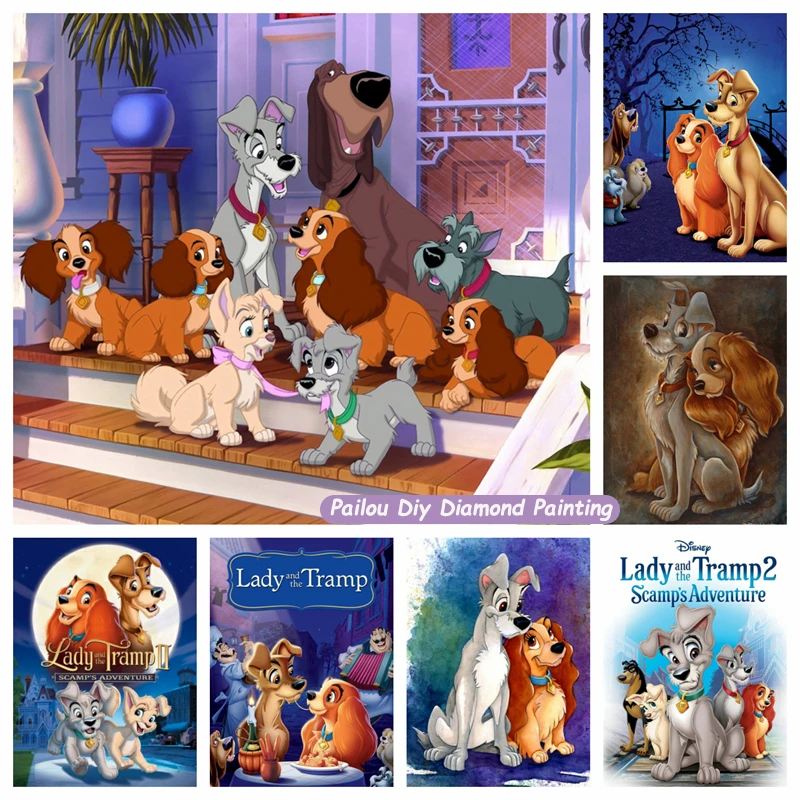 Lady and the Tramp 2 Scamp's Adventure Movie Diamond Art Painting Angel Annette Cartoon Dog Cross Stitch Room Decor Kids Gift
Lady and the Tramp 2 Scamp's Adventure Movie Diamond Art Painting Angel Annette Cartoon Dog Cross Stitch Room Decor Kids Gift