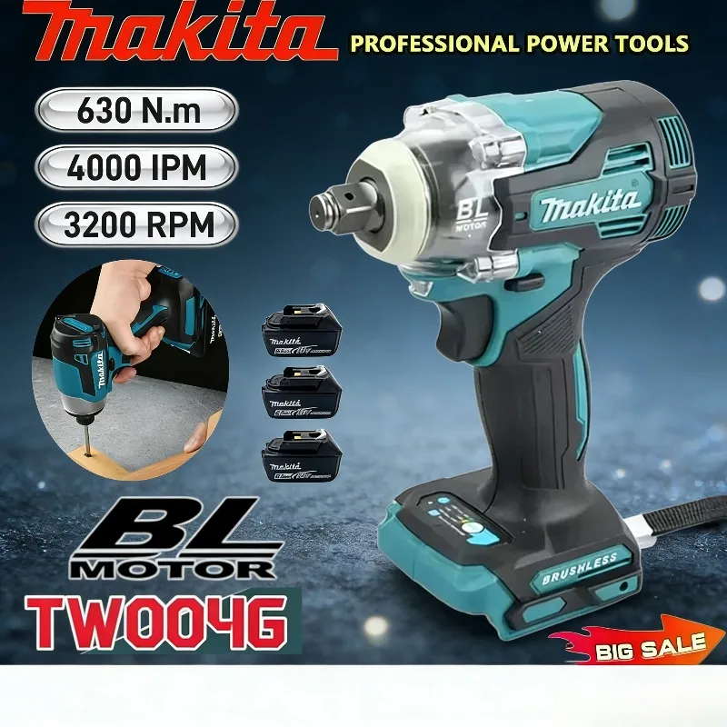Бесщеточная отвертка Makita TW004G, 630 Нм, беспроводная электрическая отвертка, перезаряжаемая дрель-шуруповерт для аккумулятора Makita 18 В.
Бесщеточная отвертка Makita TW004G, 630 Нм, беспроводная электрическая отвертка, перезаряжаемая дрель-шуруповерт для аккумулятора Makita 18 В.