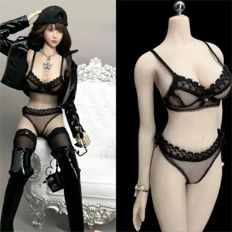 Black 1/6 Scale Sexy Coat Boots Underwear Underpants Fashion Clothes Suit for 12inch Female Soldier Body Model Accessories
Black 1/6 Scale Sexy Coat Boots Underwear Underpants Fashion Clothes Suit for 12inch Female Soldier Body Model Accessories