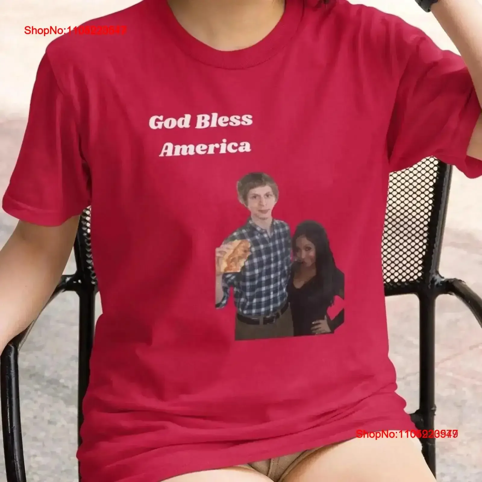 Футболка Michael Cera Meme Snooki God Bless America for Friend Джерси Shore винтажная стираная дышащая уличная одежда стильная мужская одежда
Футболка Michael Cera Meme Snooki God Bless America for Friend Джерси Shore винтажная стираная дышащая уличная одежда стильная мужская одежда