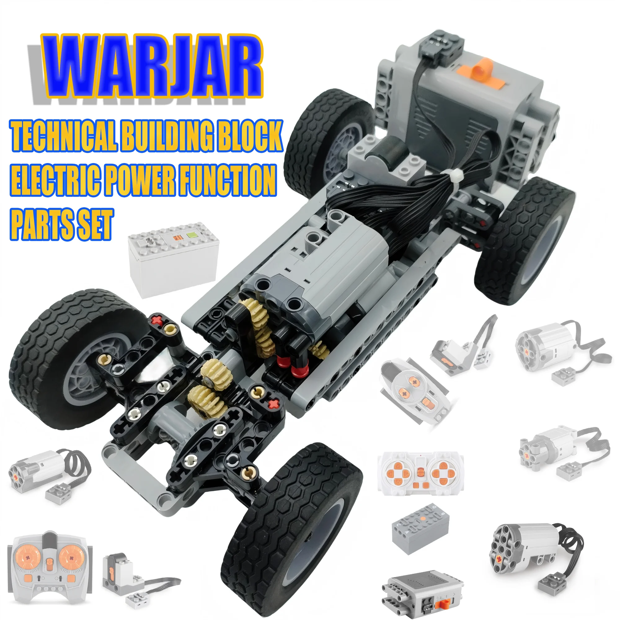 Building Blocks Motor Power Functions Set Motor Remote Control Receiver Battery Box Toy Series Set
Building Blocks Motor Power Functions Set Motor Remote Control Receiver Battery Box Toy Series Set
