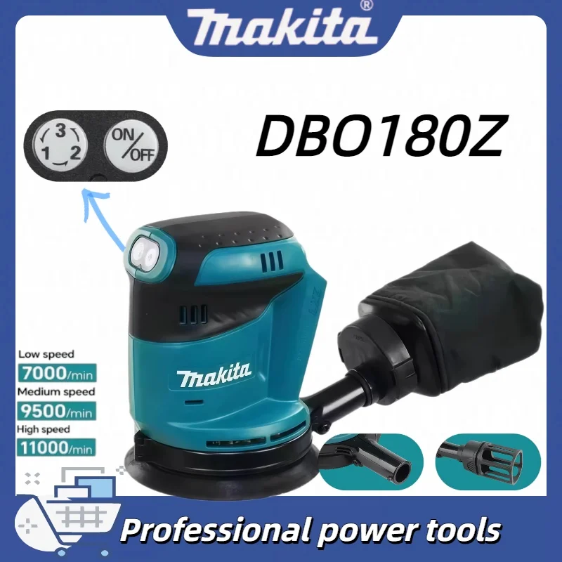 Makita DBO180Z Lithium Ion 18V Cordless Rechargeable Disc Random Orbital Sander Woodworking Sanding Putty Polishing
Makita DBO180Z Lithium Ion 18V Cordless Rechargeable Disc Random Orbital Sander Woodworking Sanding Putty Polishing
