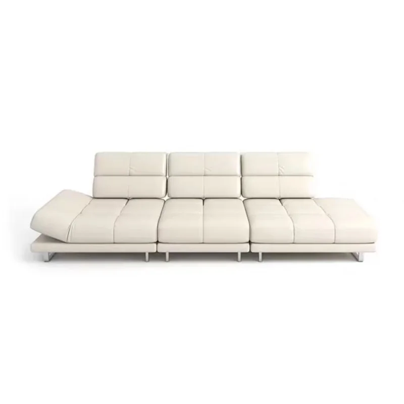 Full cowhide sofa Italian minimalist Internet celebrity designer living room adjustable backrest function sofa
Full cowhide sofa Italian minimalist Internet celebrity designer living room adjustable backrest function sofa
