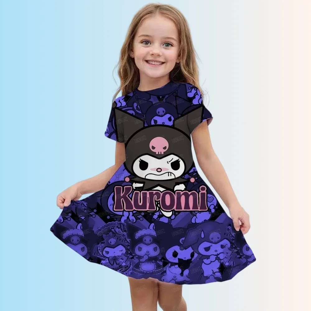 MINISO New Summer Girls Dress Fashion Cartoon Cute Cinnamoroll &Hello Kitty 3D Printing Dress Kid Short Sleeve Princess Clothing
MINISO New Summer Girls Dress Fashion Cartoon Cute Cinnamoroll &Hello Kitty 3D Printing Dress Kid Short Sleeve Princess Clothing