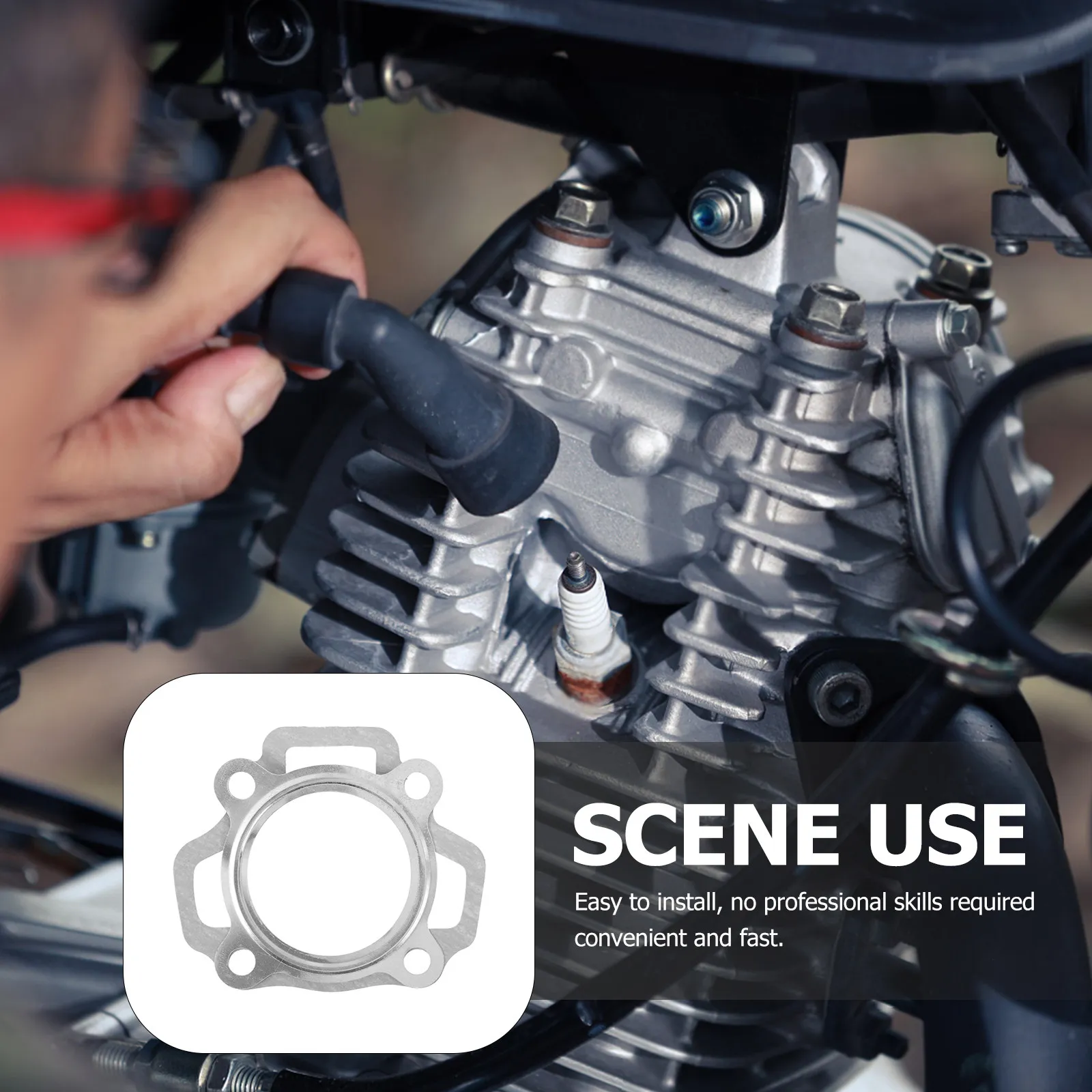 1Pair Metal Cylinder Head and Base Gasket Kit for Motorcycle Engine Repair High Durability Leak Replacement Engine
1Pair Metal Cylinder Head and Base Gasket Kit for Motorcycle Engine Repair High Durability Leak Replacement Engine