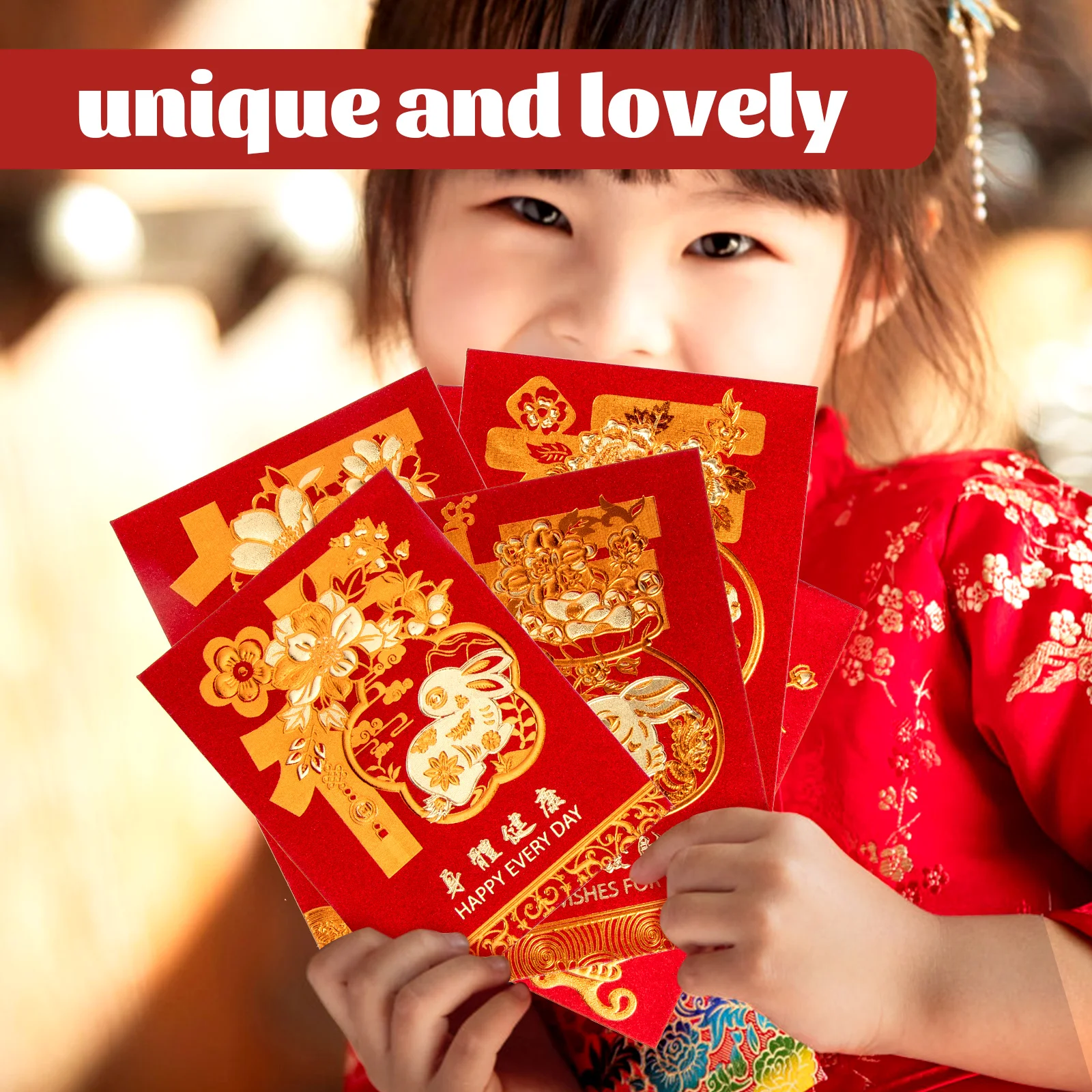 60pcs Lai Feng Red Envelope Paper Chinese Style Bunny Pattern New Year Gift Money Bag For Spring Festival 2023 Year Of
60pcs Lai Feng Red Envelope Paper Chinese Style Bunny Pattern New Year Gift Money Bag For Spring Festival 2023 Year Of