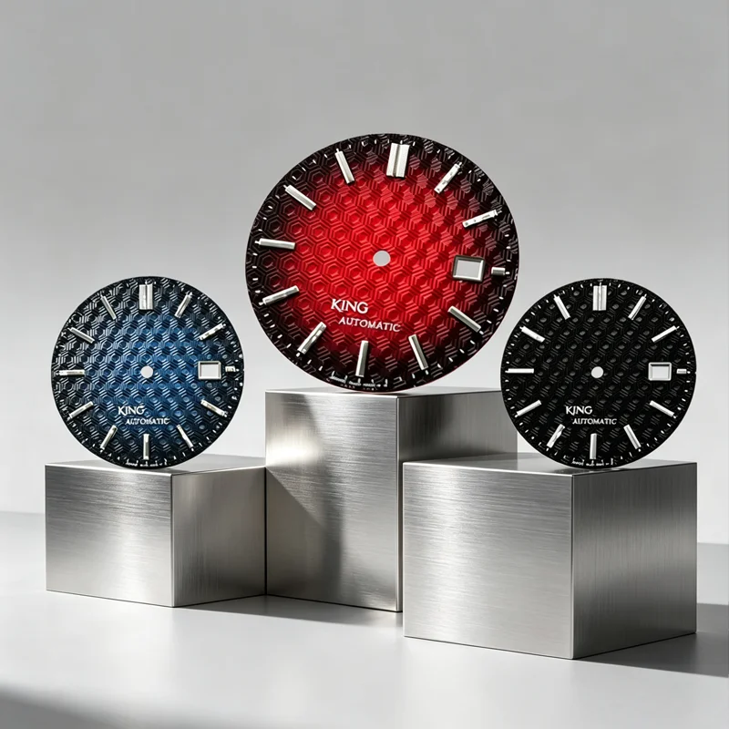 33mm NH35 dial S dial, no lume, honeycomb hexagon gradient, suitable for NH35 movement, watch modification accessory
33mm NH35 dial S dial, no lume, honeycomb hexagon gradient, suitable for NH35 movement, watch modification accessory