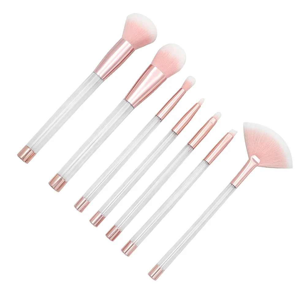 7pcs Makeup Brushes Set Professional Crystal Handle Cosmetics Brush Powder Women Daily Travel Suit Beauty Tools
7pcs Makeup Brushes Set Professional Crystal Handle Cosmetics Brush Powder Women Daily Travel Suit Beauty Tools