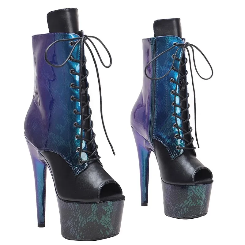Women 17CM/7inches PU Upper Plating Platform Sexy High Heels Boots Pole Dance Shoes 088
Women 17CM/7inches PU Upper Plating Platform Sexy High Heels Boots Pole Dance Shoes 088