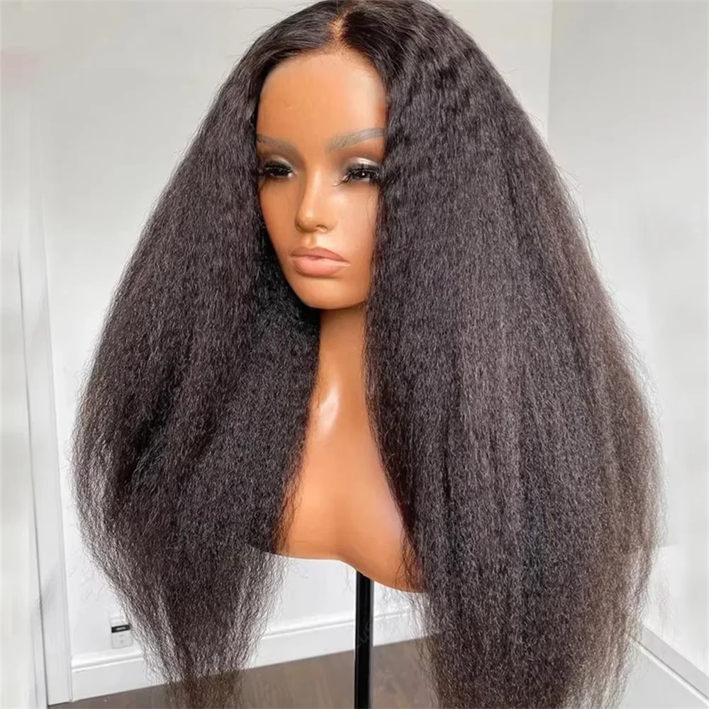 Soft Natural Black Yaki Straight 26 Inch13x4 HD Lace Front Wig For Women Synthetic Preplucked Glueless Baby Hair Daily
Soft Natural Black Yaki Straight 26 Inch13x4 HD Lace Front Wig For Women Synthetic Preplucked Glueless Baby Hair Daily