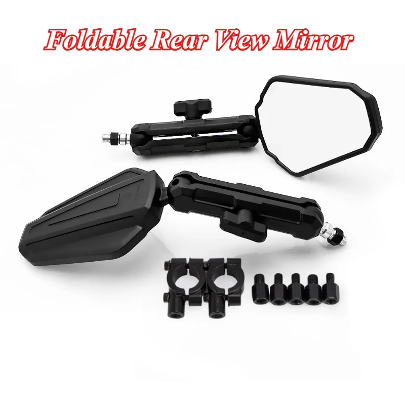 1 Pair High Quality Universal Motorcycle Foldable Rear View Mirror Rearview Off-road Motorcycle Folding Rearview Mirror 
1 Pair High Quality Universal Motorcycle Foldable Rear View Mirror Rearview Off-road Motorcycle Folding Rearview Mirror