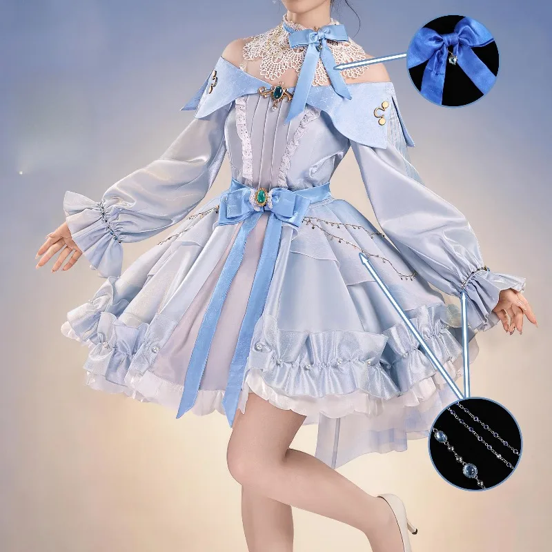 Wuthering Waves Phoebe Cosplay Costume Outfit Sweet Lolita Dress Full Set Women Carnival Halloween Anime Game Role Play Uniform
Wuthering Waves Phoebe Cosplay Costume Outfit Sweet Lolita Dress Full Set Women Carnival Halloween Anime Game Role Play Uniform