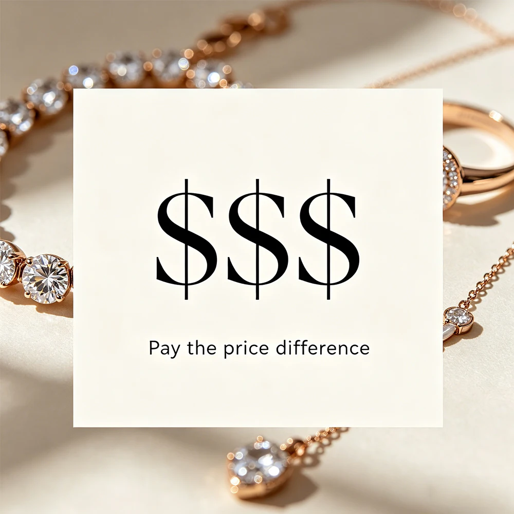 Jewelry customization service & price difference payment service & please contact customer service if needed
Jewelry customization service & price difference payment service & please contact customer service if needed