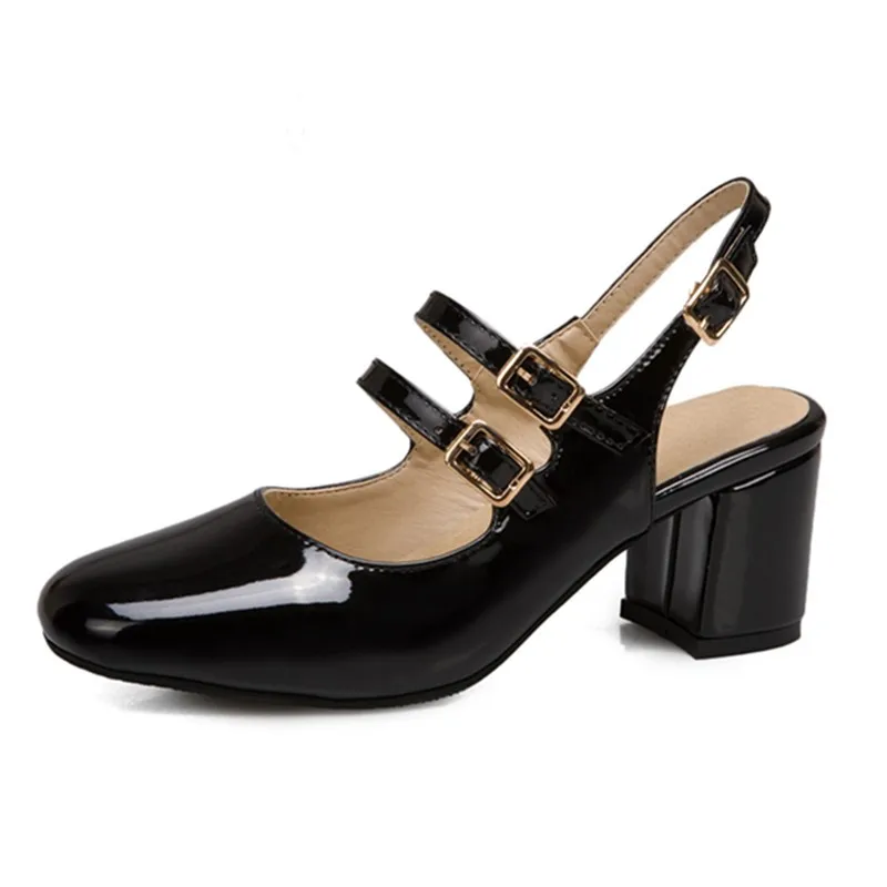Женские модные туфли на толстом высоком каблуке с квадратным носком, одежда на высоком каблуке в стиле ретро, лакированные кожаные туфли Мэри Джейн на высоком каблуке с пряжкой
Женские модные туфли на толстом высоком каблуке с квадратным носком, одежда на высоком каблуке в стиле ретро, лакированные кожаные туфли Мэри Джейн на высоком каблуке с пряжкой