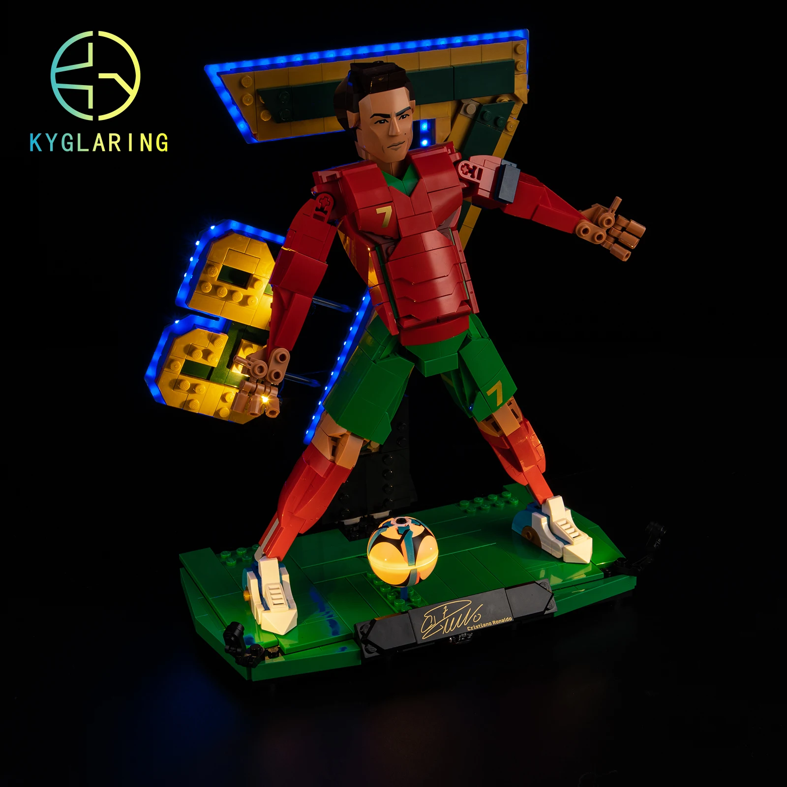 Kyglaring Led Lighting Set Diy Toys for Lego Cristiano Ronaldo – Soccer Legend 43016 Building Blocks (No Model)
Kyglaring Led Lighting Set Diy Toys for Lego Cristiano Ronaldo – Soccer Legend 43016 Building Blocks (No Model)