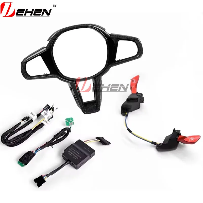 Suitable for 24-25 BMW 3 Series G20 4 Series G22 G26 G42 modified M3 M4 CS carbon fiber steering wheel cover M1M2 module button
Suitable for 24-25 BMW 3 Series G20 4 Series G22 G26 G42 modified M3 M4 CS carbon fiber steering wheel cover M1M2 module button