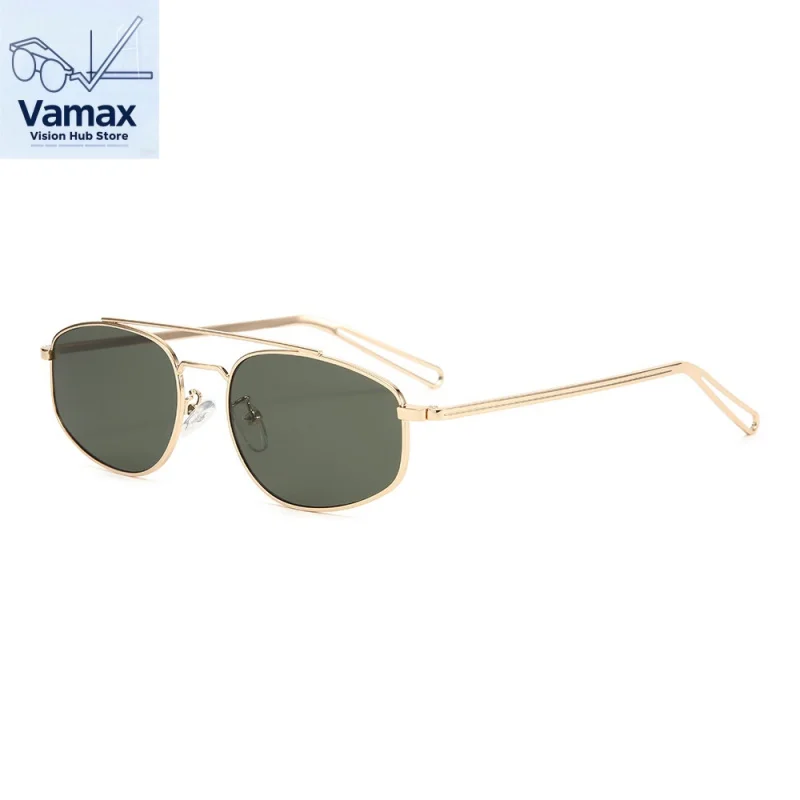 VAMAX Retro Oval Double Bridge Sunglasses UV400 Small Aviator Frame Metal Unisex Premium Eyewear
VAMAX Retro Oval Double Bridge Sunglasses UV400 Small Aviator Frame Metal Unisex Premium Eyewear