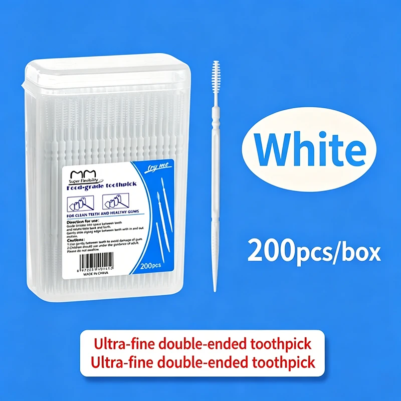 200pcs Toothpick Disposable Family Box Packed Portable Ultra Fine Pick Double Head Portable Oral Care Teeth Clean Sticks
200pcs Toothpick Disposable Family Box Packed Portable Ultra Fine Pick Double Head Portable Oral Care Teeth Clean Sticks
