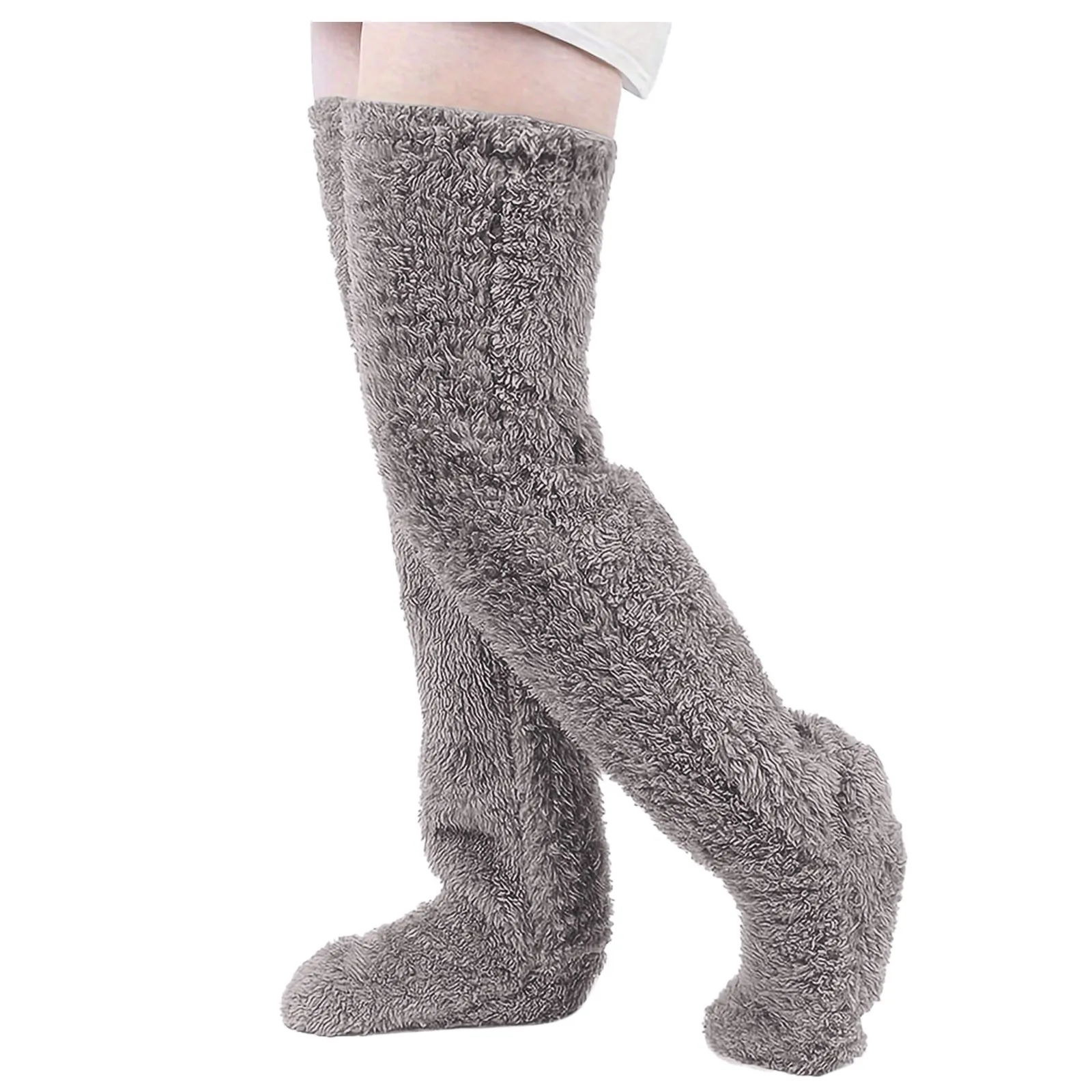 Thickened Plush Knee Protection Stockings Plush Slipper Stockings Sleeping Socks Winter Warm Feet Stockings Fuzzy Slipper Socks
Thickened Plush Knee Protection Stockings Plush Slipper Stockings Sleeping Socks Winter Warm Feet Stockings Fuzzy Slipper Socks