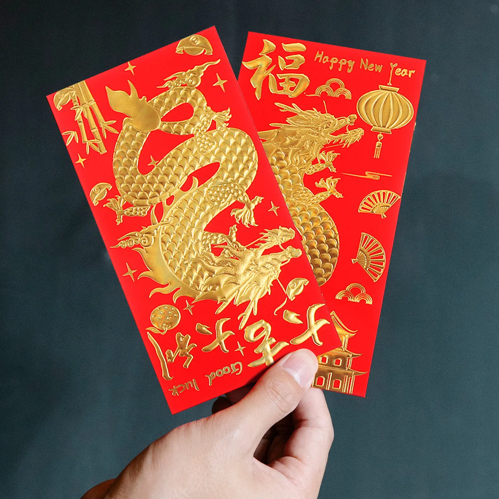 30Pcs Paper Red Envelopes Chinese New Year Money Pockets with Blessings Decorative Gift Envelopes for Lunar Festival 2024
30Pcs Paper Red Envelopes Chinese New Year Money Pockets with Blessings Decorative Gift Envelopes for Lunar Festival 2024
