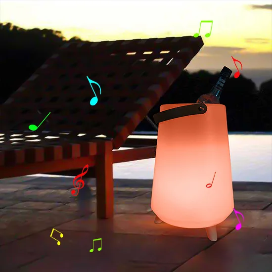 LED luminous 16-color portable Bluetooth speaker ice bucket creative bar outdoor
LED luminous 16-color portable Bluetooth speaker ice bucket creative bar outdoor