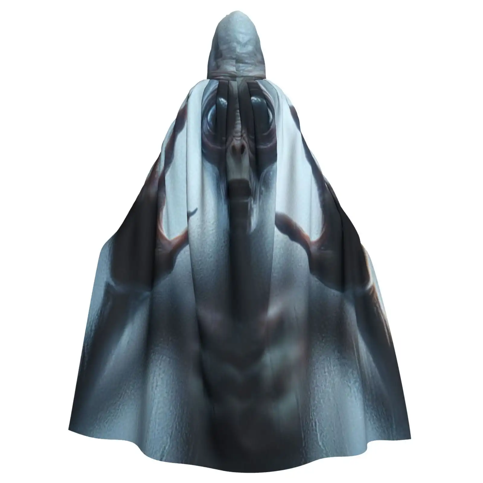 Unisex Hooded Cloak Adult Lightweight Overcoat Alien Humanoid Behind Obscured Glass Hands Cloak For Halloween Cosplay Costumes
Unisex Hooded Cloak Adult Lightweight Overcoat Alien Humanoid Behind Obscured Glass Hands Cloak For Halloween Cosplay Costumes
