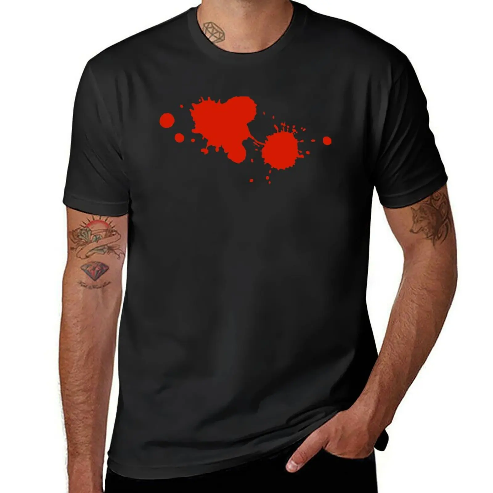 Blood Splatter Blood Stain T-Shirt blacks customs design your own plain Short sleeve tee mens cotton t shirts
Blood Splatter Blood Stain T-Shirt blacks customs design your own plain Short sleeve tee mens cotton t shirts