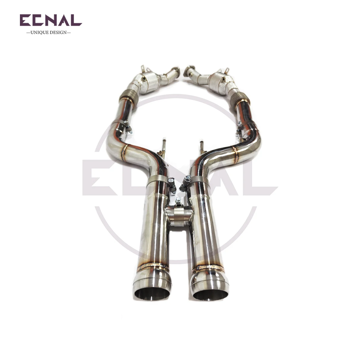 Ecnal Exhaust Downpipe with Catalytic Converter SS304 Car Sport Exhaust Pipe for Mercedes Benz AMG W222 S63 5.5T 2014-2017
Ecnal Exhaust Downpipe with Catalytic Converter SS304 Car Sport Exhaust Pipe for Mercedes Benz AMG W222 S63 5.5T 2014-2017