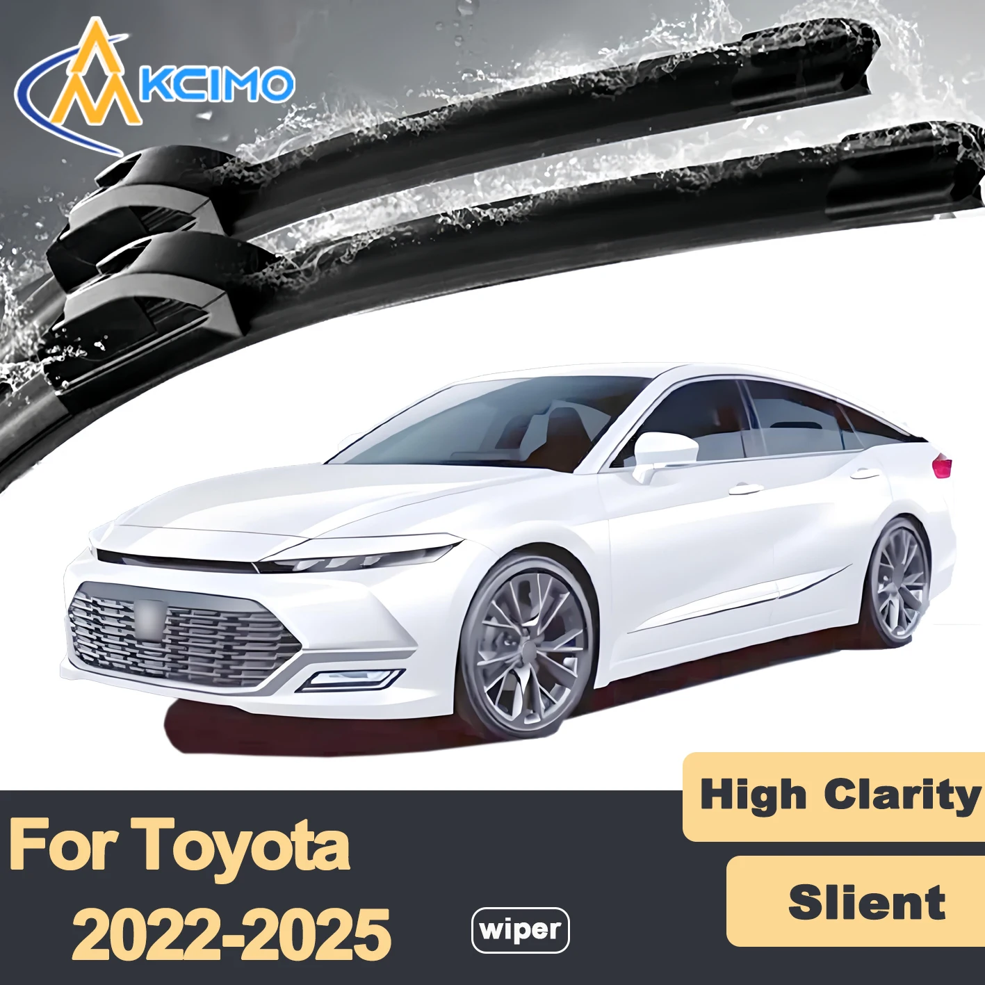 Premium Rubber Durable Silent Windshield Wiper Blades 2pcs for Toyota Crown Crossover S235 2022-2025 SportCross
Premium Rubber Durable Silent Windshield Wiper Blades 2pcs for Toyota Crown Crossover S235 2022-2025 SportCross