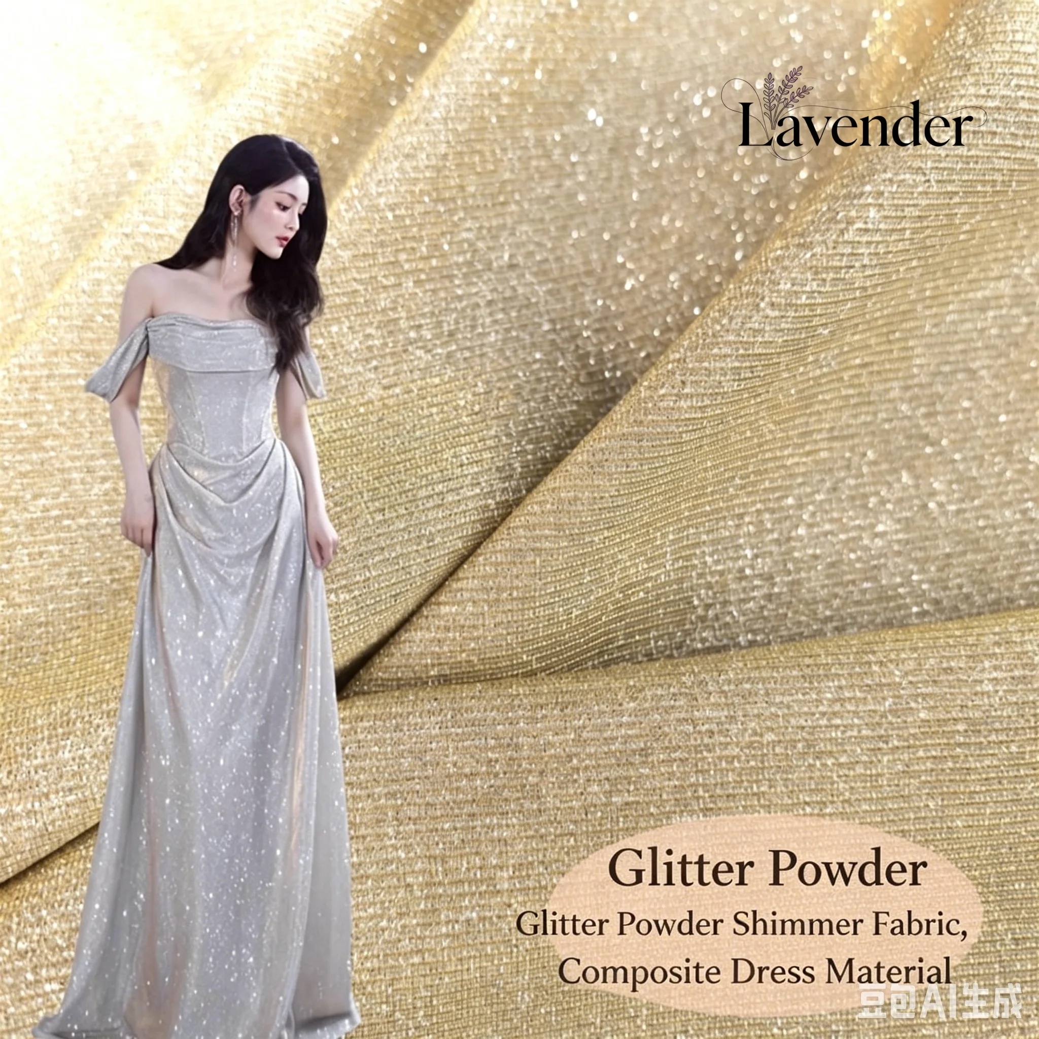 Glitter Powder Shimmer Stretch Fabric Soft Sparkly Material for Sewing Evening Gowns Stage Performance Costumes
Glitter Powder Shimmer Stretch Fabric Soft Sparkly Material for Sewing Evening Gowns Stage Performance Costumes