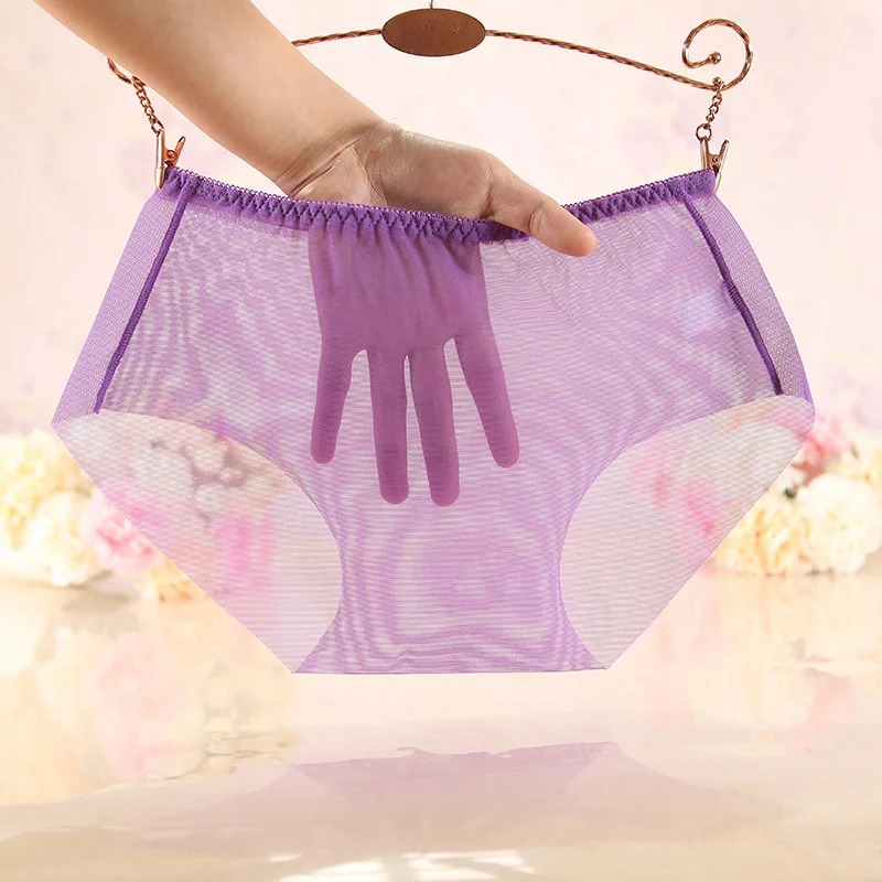 Womens Sexy Panties Transparent Seamless Elastic Lingerie Underpants Mesh Female Ultra Thin Middle Waist Soft See Through Briefs
Womens Sexy Panties Transparent Seamless Elastic Lingerie Underpants Mesh Female Ultra Thin Middle Waist Soft See Through Briefs