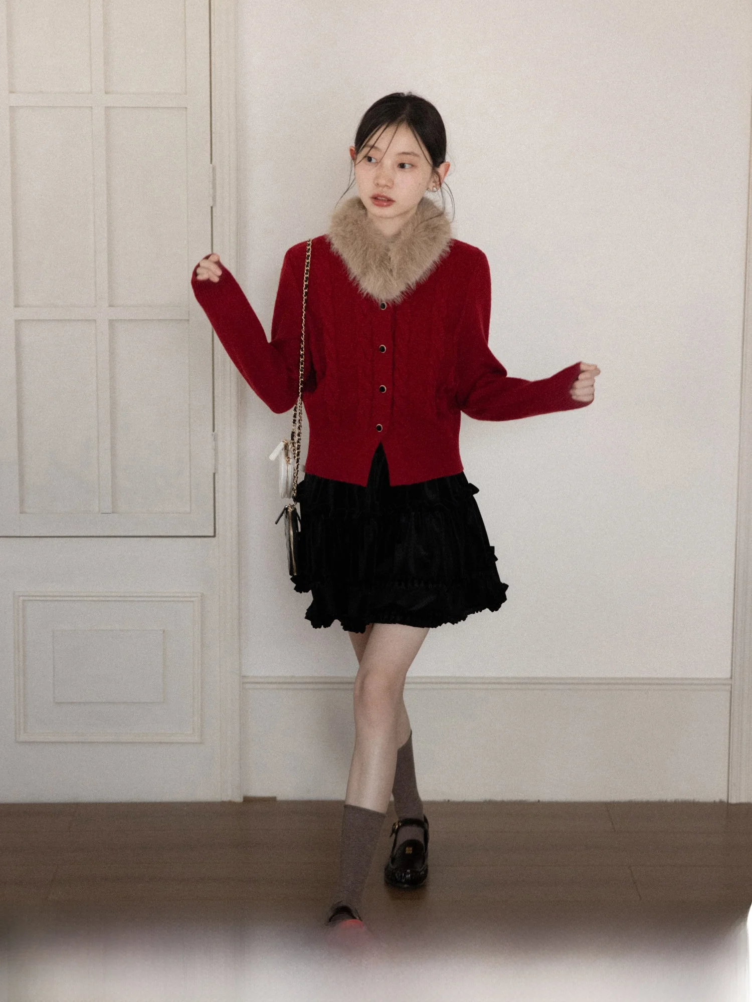 Retro Red Knitted Open Cardigan Sweater Women's Loose Slimming Top Winter Warm Casual Sle Polyester Viscose Acrylic Nylon B...
Retro Red Knitted Open Cardigan Sweater Women's Loose Slimming Top Winter Warm Casual Sle Polyester Viscose Acrylic Nylon B...