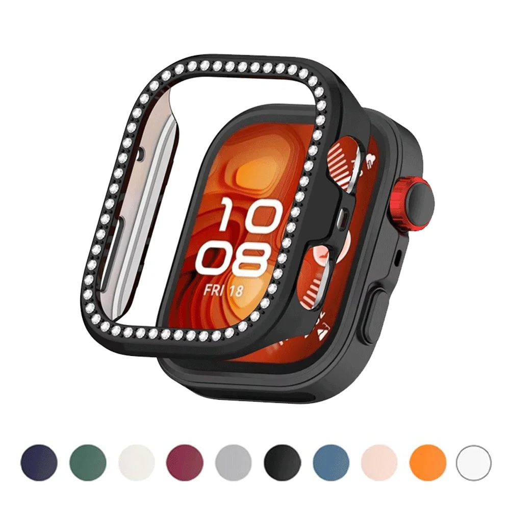 Anti Drop Anti Scratch Screen Protector Case For Huawei Watch fit4/4 Pro Watch Case Single Diamond Bumper Accessory Hollow Shell
Anti Drop Anti Scratch Screen Protector Case For Huawei Watch fit4/4 Pro Watch Case Single Diamond Bumper Accessory Hollow Shell