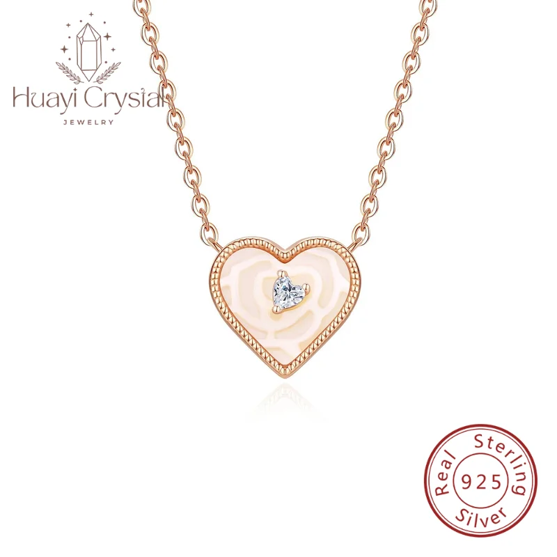 Original sweet heart-shaped pink mother-of-pearl ring earrings small cone necklace S925 sterling silver women jewelry gift
Original sweet heart-shaped pink mother-of-pearl ring earrings small cone necklace S925 sterling silver women jewelry gift