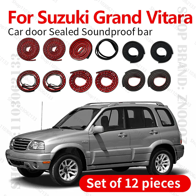 For 2005-2023 Suzuki Grand Vitara Car Door Strip Rubber Double Layer Sealing Protector Soundproof Dustproof Seal Strip 12PCS
For 2005-2023 Suzuki Grand Vitara Car Door Strip Rubber Double Layer Sealing Protector Soundproof Dustproof Seal Strip 12PCS