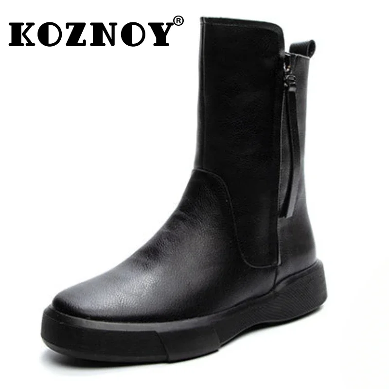 Koznoy/женские плюшевые ботильоны из натуральной коровьей кожи в британском стиле, высокий топ на молнии, весенние мотоциклетные ботильоны в стиле ретро, осенне-зимняя обувь
Koznoy/женские плюшевые ботильоны из натуральной коровьей кожи в британском стиле, высокий топ на молнии, весенние мотоциклетные ботильоны в стиле ретро, осенне-зимняя обувь